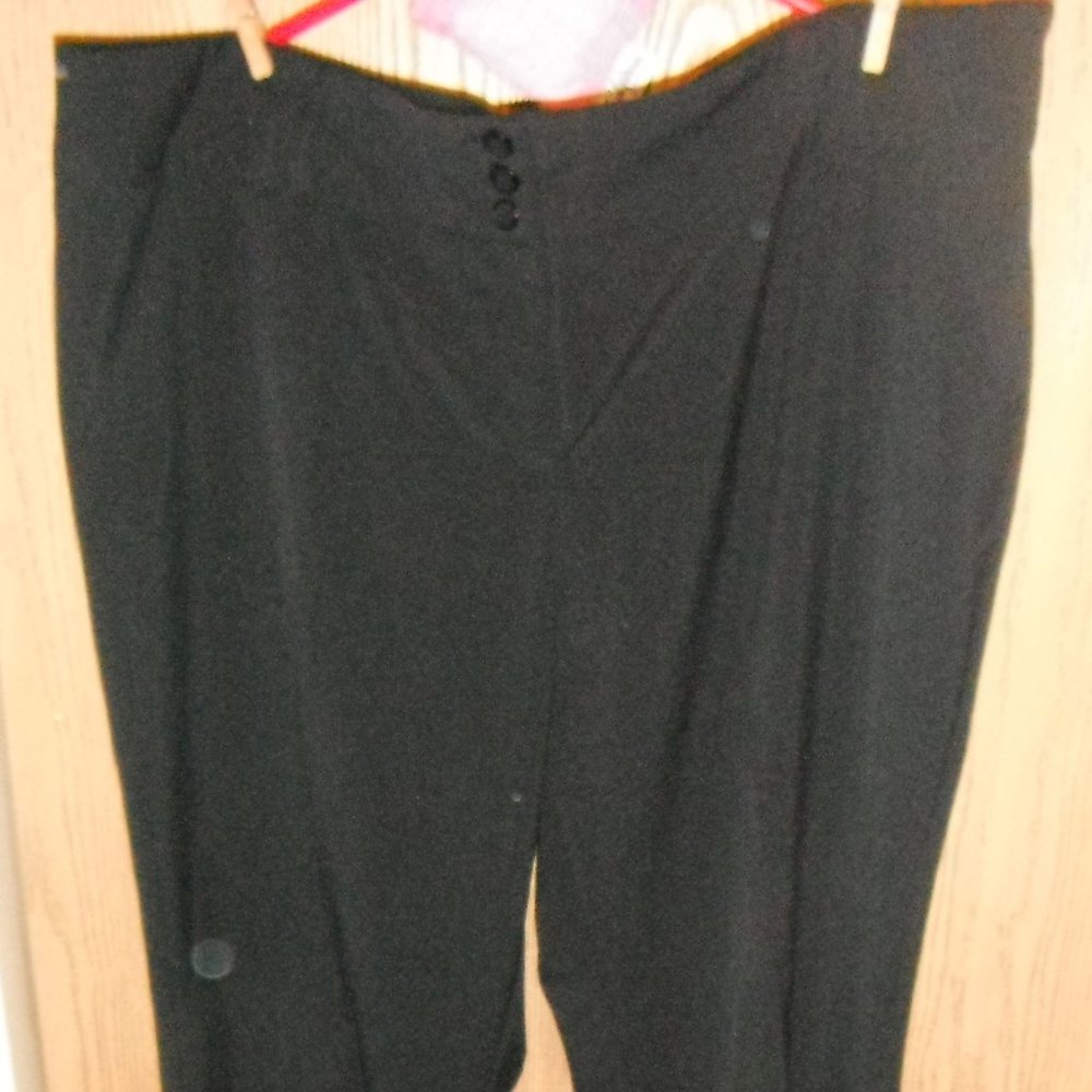 Joe Benbasset black dress slacks, size 20